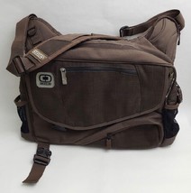 Ogio Design Street Bag Hip Hop Laptop Files Organizer Brown Men&#39;s Sling Bag - £62.06 GBP