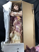 Heritage Signature Collection - #13713 Porcelain Doll Amy With COA In Box - £74.73 GBP