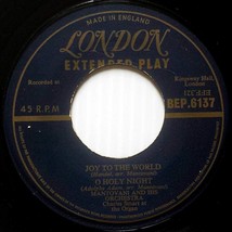 Montovani &amp; His Orchestra - Christmas Carols 4-Track EP London Records BEP-6137 - £1.78 GBP
