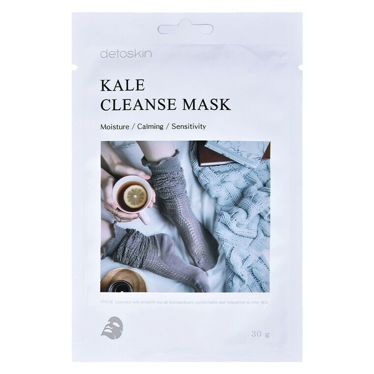 5X Korean Sheet Facial Mask DETOSKIN Kale Cleanse 30g - $23.27