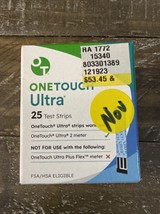 OneTouch Ultra Blue Test Strips - 25 Count - - $17.43 CAD