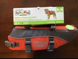Dog Life Jacket Outward Hound Raise The Woof Pupsaver Ripstop Medium 30-... - $8.60
