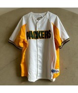 Vintage Green Bay Packers Baseball Jersey Made In USA By Majestic Mens S... - £38.94 GBP