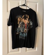 Harry Potter and The Deathly Hallows Black Multicolor Graphic T Shirt Jr... - £9.62 GBP
