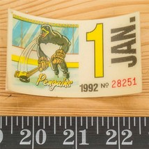 Vintage Pittsburgh Penguins 1991 Stanley Cup Port Authority Bus Pass 1992 hk - £27.05 GBP