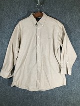 Stafford Button Up Pocket Shirt XL Long Sleeve Regular Fit Wrinkle Free ... - £11.71 GBP