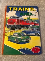 Trains And...Vintage Board Book ESSO Advertising 1973 - $11.40