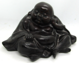 Japanese Shunga Heavy Resin Seated Buddha with Erotic Image Underneath  - £102.11 GBP