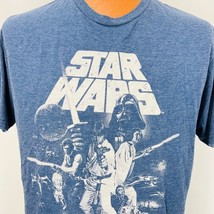 Star Wars Episode IV New Hope Classic Retro Movie Poster T Shirt L Throw... - £23.83 GBP