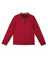Vtg 90s Polo Sport Ralph Lauren Men&#39;s M 1/4 Zip Long Sleeve Red Pullover... - $47.63 CAD