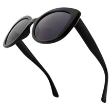 VITENZI Bifocal Sunglasses Tinted Oversized Cat Eye Barletta in Black +2.50 - £19.39 GBP