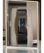 Ladies DKNY Classic Rectangle Silver Tone  Bracelet Watch New Battery - €14,91 EUR