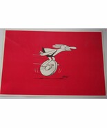 Vintage Cartoon B.C. Red Plastic Placemat - $5.99