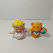 Fisher Price Little People Bride orange cat flowers wedding replacement ... - £3.90 GBP