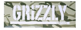 Grizzly Griptape Green Branch Camo 8&quot; Sticker Skateboard Decal NEW - $2.23