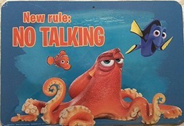 Finding Dory Nemo Disney&#39;s Pixar New Rule: No Talking Art Wall Decor Sign New - £3.92 GBP
