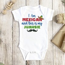 Juansie Onesie®, Cinco De Mayo Onesie®, Mexican Onesie®, Mexican Baby Gift, Cinc - $18.90