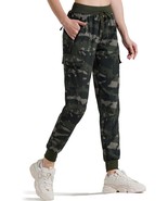 M MAROAUT Women&#39;s Quick Dry Lightweight Cargo Joggers - Camo size XXL - $27.43 CAD