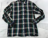 Vintage Polo Ralph Lauren Button Down Shirt Boys Extra Large Blue Green ... - $19.79