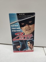 Original ZORRO VHS Movie 1974 Starring Alain Delon Stanley Baker Ottavia... - £3.10 GBP