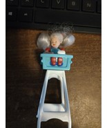 McDonald&#39;s 1998 Mattel Barbie Kelly Doll In Highchair  4&quot; Figure - £2.33 GBP
