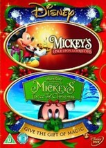 Mickey&#39;s Once Upon A Christmas/Twice Upon A Christmas DVD (2010) Walt Disney Pre - £13.98 GBP