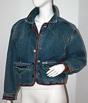 Guess Vintage Jeans A Georges Marciano Design 80&#39;s Oversize Rare Short Jacket - £93.55 GBP