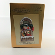 Hallmark Keepsake Ornament Christmas Window 2003 1st In Series Member Ex... - $34.60