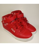Fila Mens Shoes Red Basketball 1FM01163-013 Lace Up Mid Top Comfort Size 7.5 - $19.76