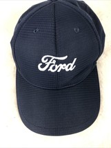 FORD Navy Blue &amp; White Embroidered Baseball Dad Style Hat Cars Trucks - $13.98
