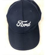FORD Navy Blue &amp; White Embroidered Baseball Dad Style Hat Cars Trucks - $265.61 MXN