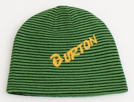 Burton Signature Reversible Green &amp; Black Beanie Skull Cap Youth One Siz... - $22.27
