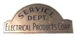 C1930 ANTIQUE ELECTRICAL PRODUCTS CORP EPCO SERVICE DEPT ADVERTISING SIG... - £38.93 GBP