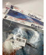 5D Diamond Painting Kits 30 cm x 40 cm Lighthouse/Bluebird Lot of 2 NEW - $19.84 CAD