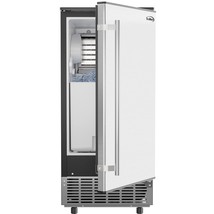 Stainless-Steel Built-In Ice Maker Machine With Large 25 Lb. Cube Storag... - £1,541.94 GBP