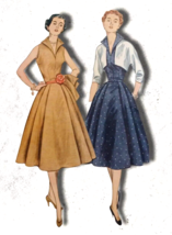 Vtg 1952 Simplicity Pattern 3846 Missus One-Piece Dress and Jacket Sz 16... - $22.72