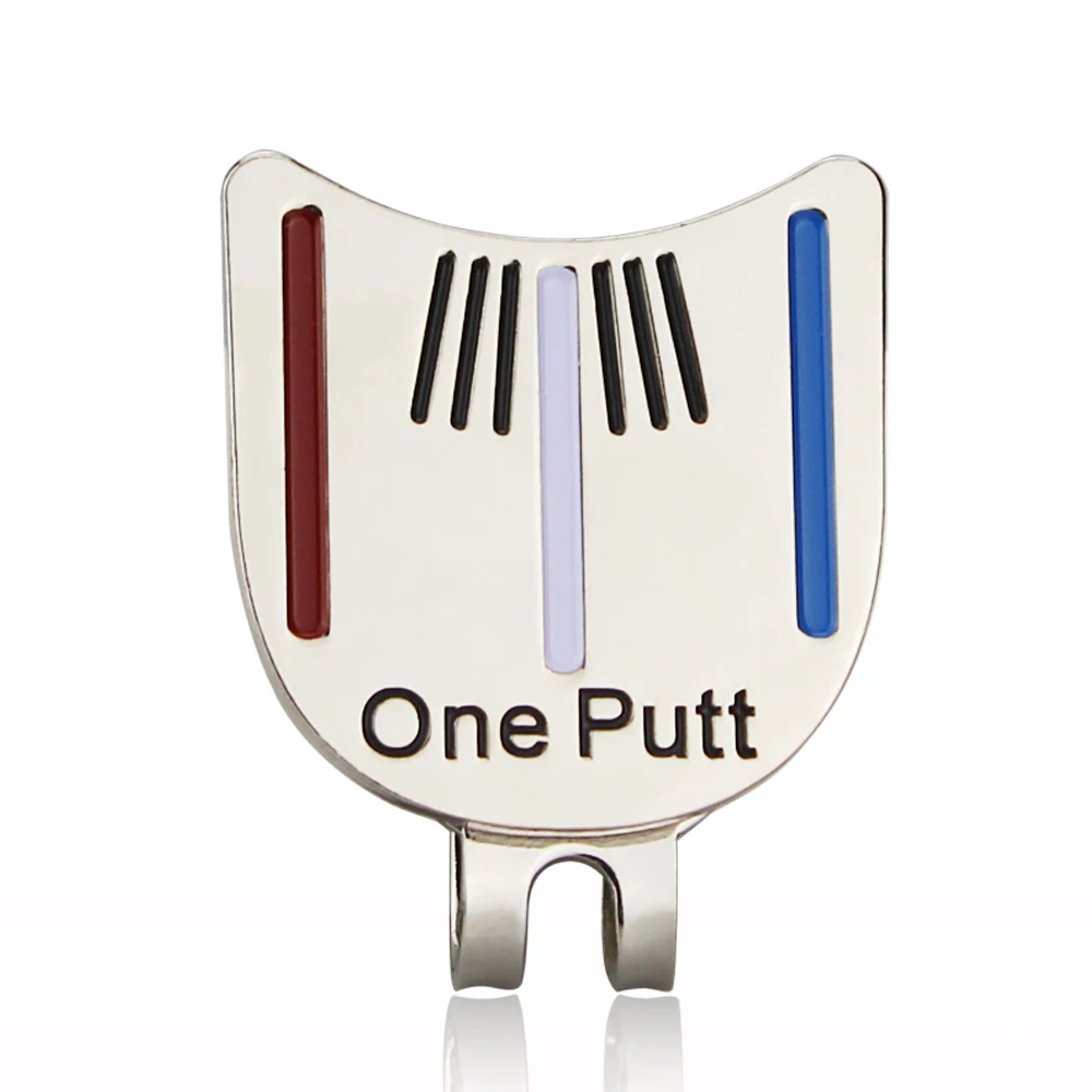 Sporting Golf Ball Marker Hat Clip With Magnet Ball Mark One Putt Golf Putting A - £23.89 GBP