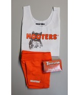 HOOTERS MAKES YOU HAPPY! GIRLS (M) MEDIUM UNIFORM OUTFIT: TANK TOP, SHOR... - £44.80 GBP