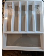 Two Piece Set of Eltow Drawer Cutlery, Silverware Organizer 15.5x13x2&quot; W... - £19.01 GBP