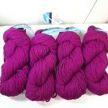 New Berroco yarn Vintage Chunky x4 skeins #6167 Dewberry purple Bulky-5 purple - £34.69 GBP