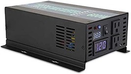 Pure Sine Wave Inverter 600Watt 12V Dc To 120V Ac Power Converter 1200W Surge - £72.49 GBP