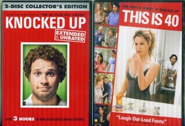 Knocked Up 1-2: This Is 40-Paul Rudd-Katherine Heigl-Leslie Mann-S Rogen-NEW Dvd - £14.97 GBP