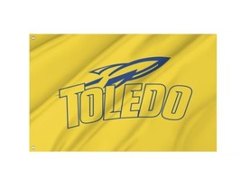 Toledo Rockets NCAA Flag 3x5 ft Banner New - £11.94 GBP