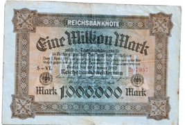 Germany 1 000 000 Mark Reichsbanknote 1923 Very Rare No Reserve - £7.43 GBP