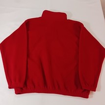 Athletic Style New York Men's Red 1/4 Zip Fleece Pullover Sweatshirt Size Large image 15