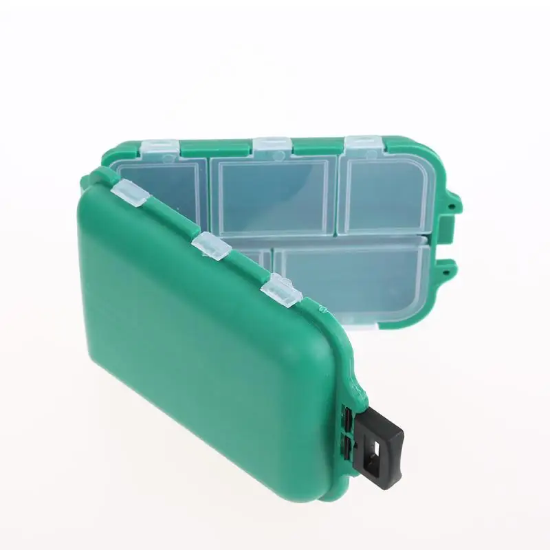  10 Compartments Storage Case Fishing Tackle Box Fly Fishing Lure Spoon Hook Bai - £47.44 GBP