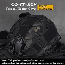 Multicam  Helmet Cover  t Paintball CS War Battle Cloth for Ops-Core PJ BJ MH He - £87.11 GBP
