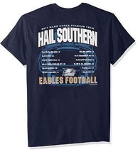 NCAA Football Schedule 2017 Short Sleeve Shirt Georgia Southern Eagles, ... - $8.91