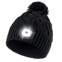 Unisex Winter Beanie With The Light,Gifts For Men And Women,Usb Rechargeable Led - £30.67 GBP
