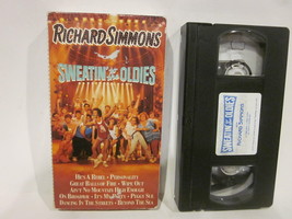 Richard Simmons Sweatin&#39; To The Oldies Vhs Video Tape 1990 Sweating - £4.46 GBP